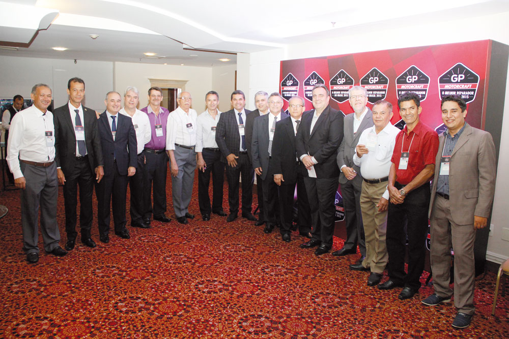 Representantes estaduais dos Sindirepa Nacional, presentes em todas as etapas do GP Motorcraft 2015