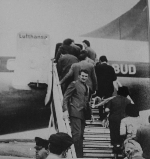 A primeira viagem para a Alemanha, em 1971