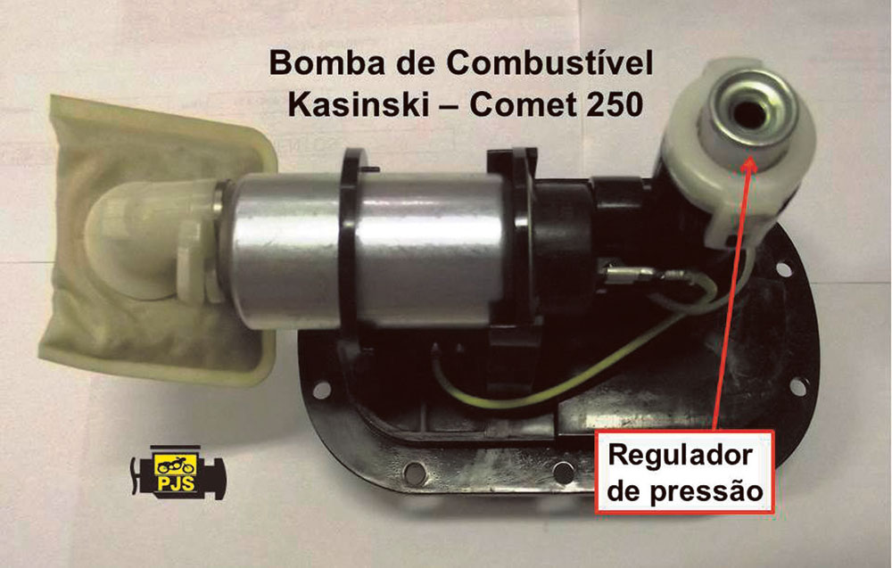 Bomba de combustível e regulador de pressão