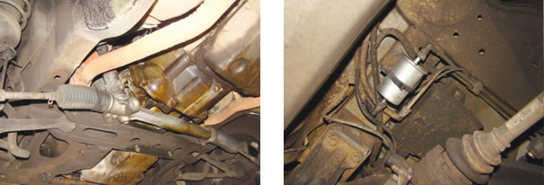 Retentor do volante do motor apresentou vazamento/ Apesar de parecido, o filtro de combustível do Corsa não deverá ser utilizado