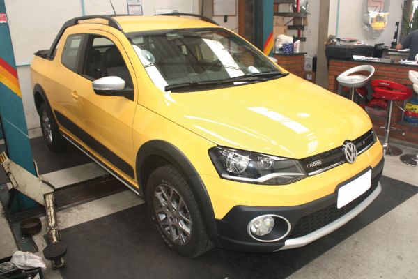 SAVEIRO CROSS CABINE-DUPLA, NO USO – Autoentusiastas