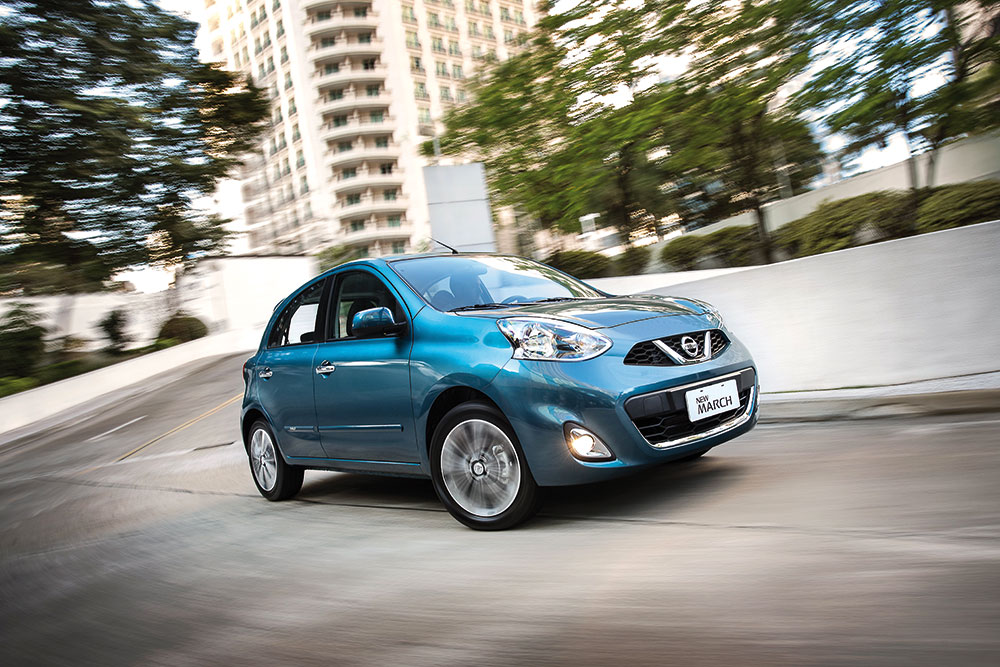   Novo Nissan New March apresenta baixo consumo de combustível e excelente desempenho