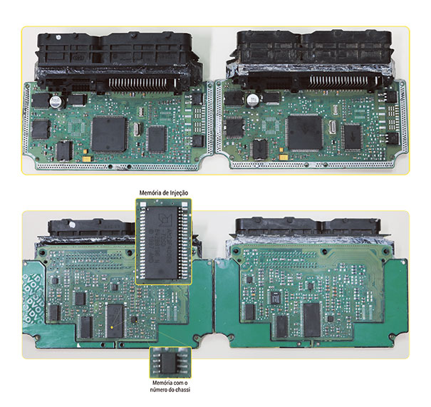 Módulos com mesmo Hardware mas com Software diferente, armazenado em memória dos modelos PSOP 44 e Soic 8